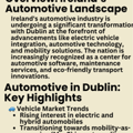 Driving Innovation – The State of the Automotive Industry in Dublin, Ireland